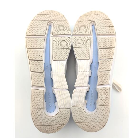 On The Roger Advantage Men's Running Sneaker Shoes White Fossil Size US7 EU40 - Picture 8 of 13